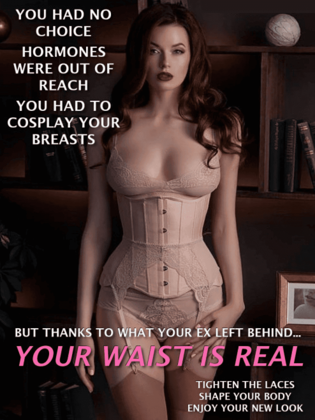 Sissy Corset Captions - 9