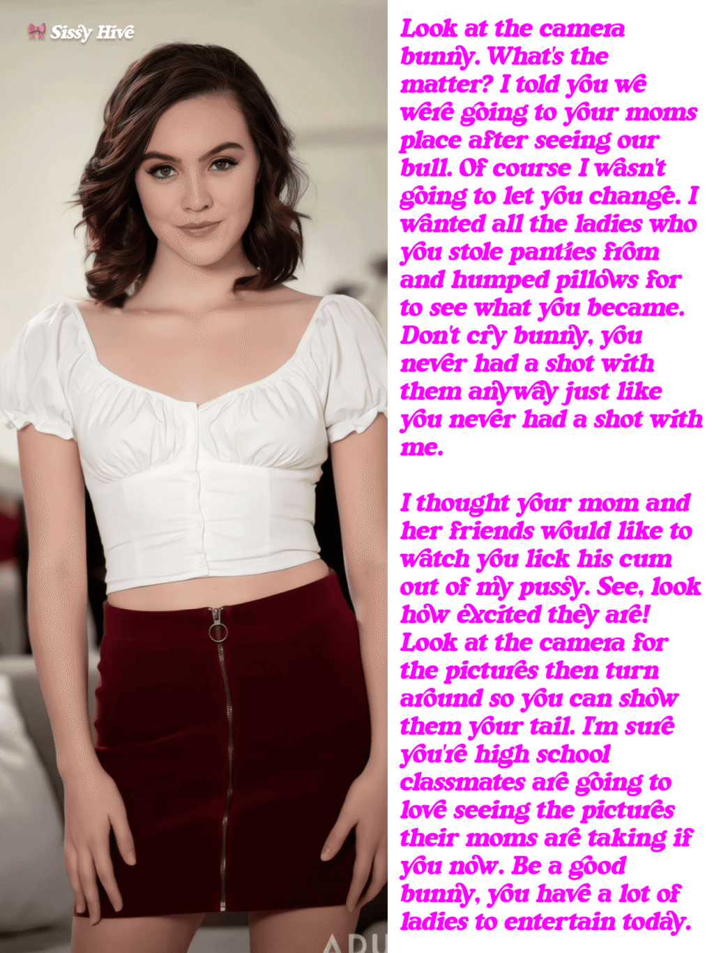 Sissy Cuckold Captions 10