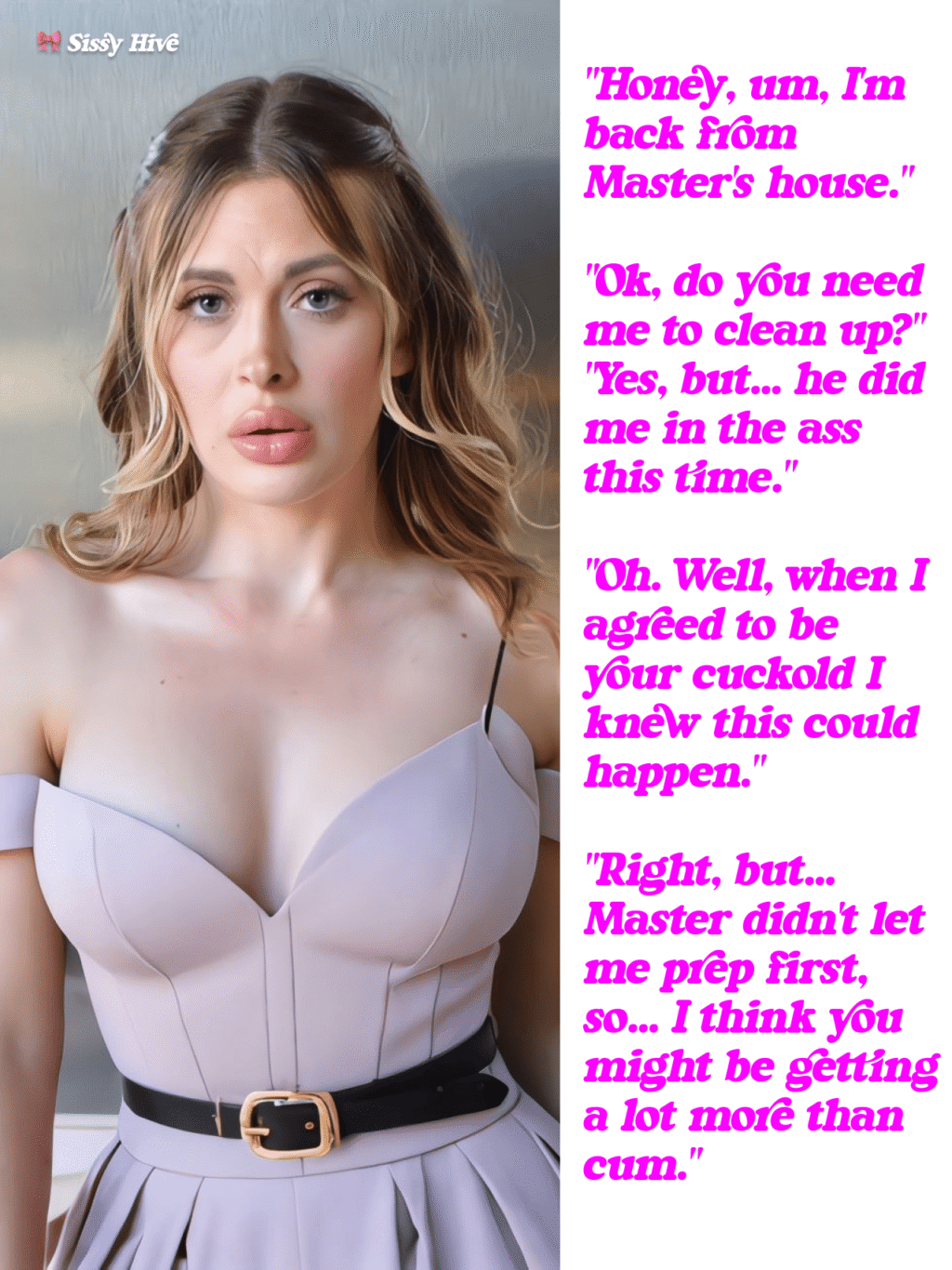 Sissy Cuckold Captions 9