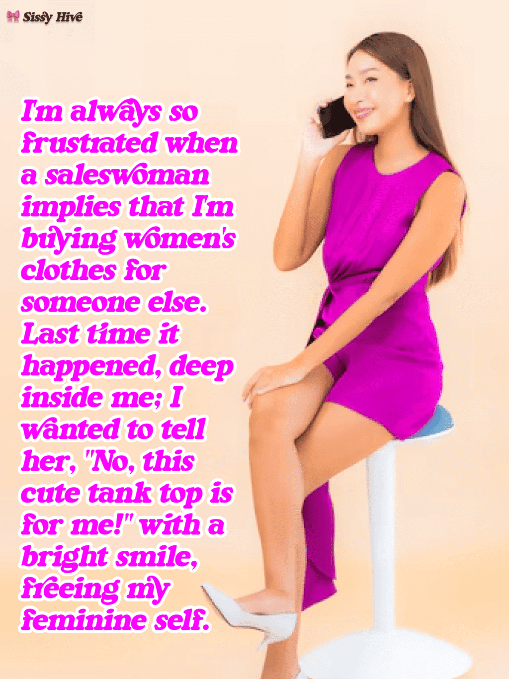 Sissy Dress Caption 11