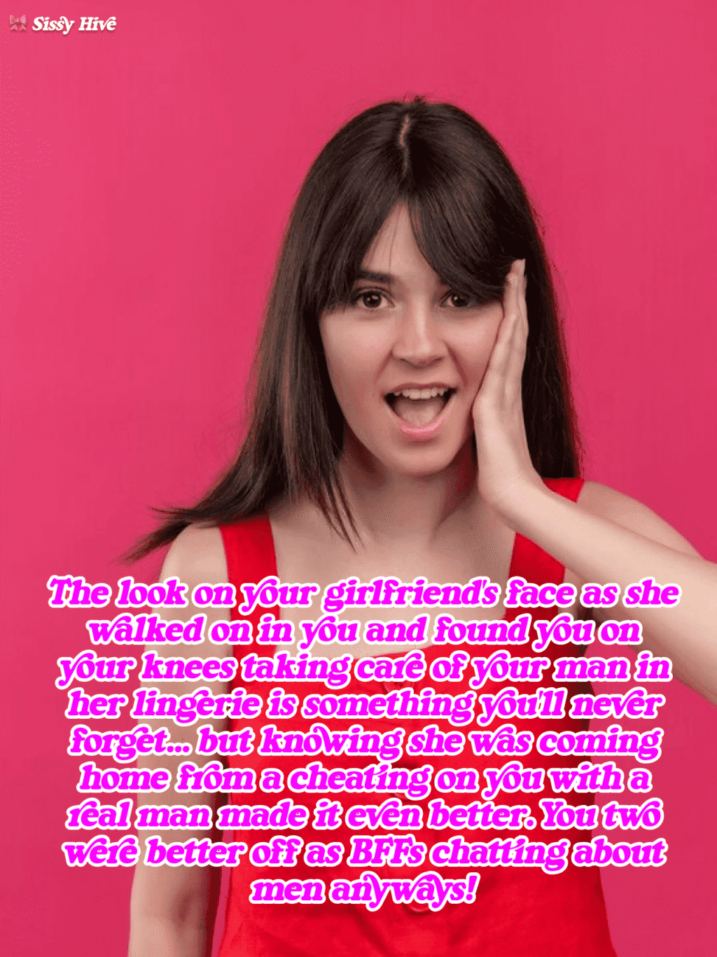 Sissy Facial Caption 1