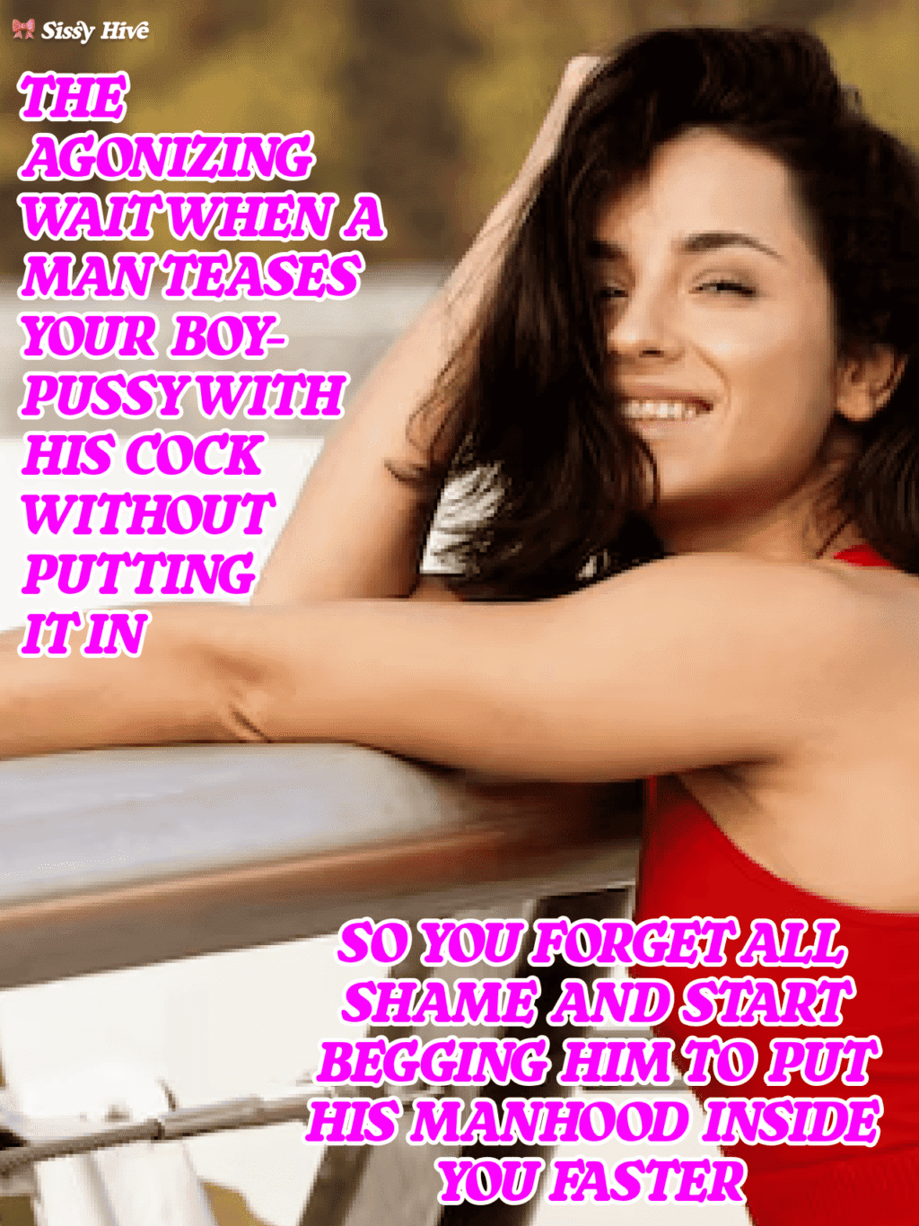 Sissy Facial Caption 7