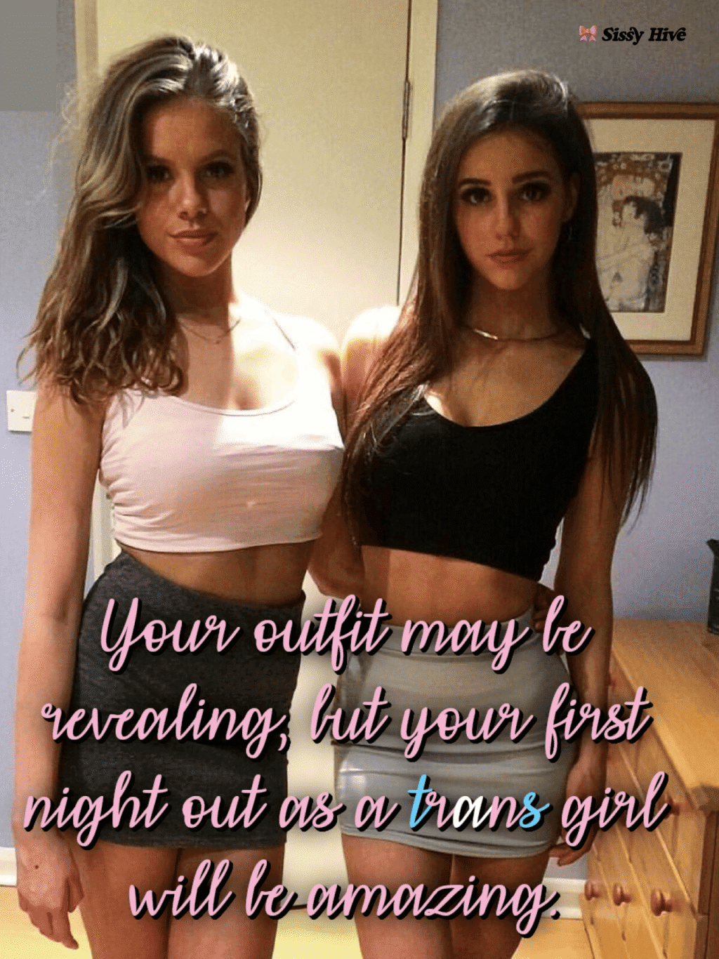 Sissy First time Captions 1