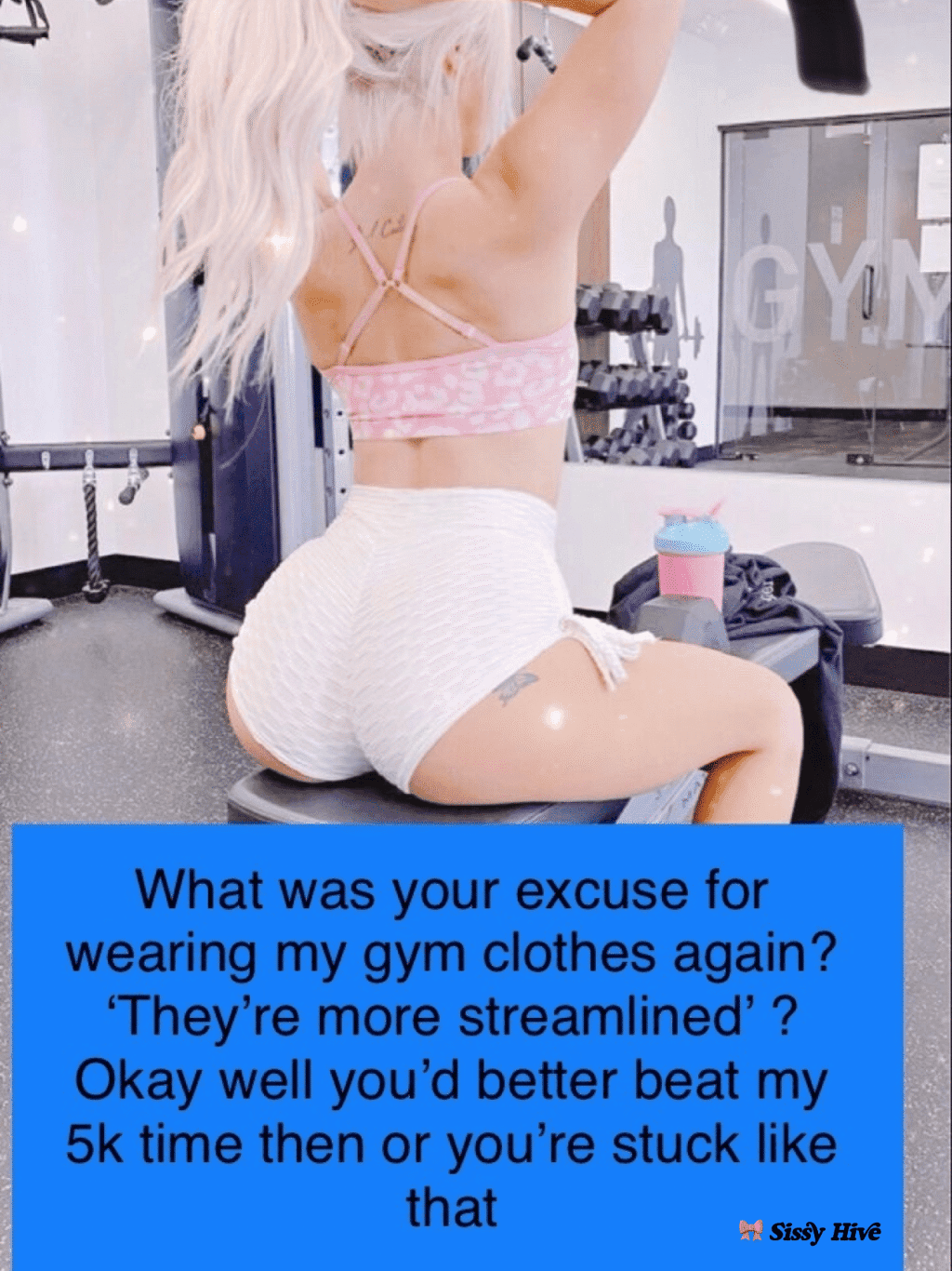 Sissy Gym Bunny Caption 8