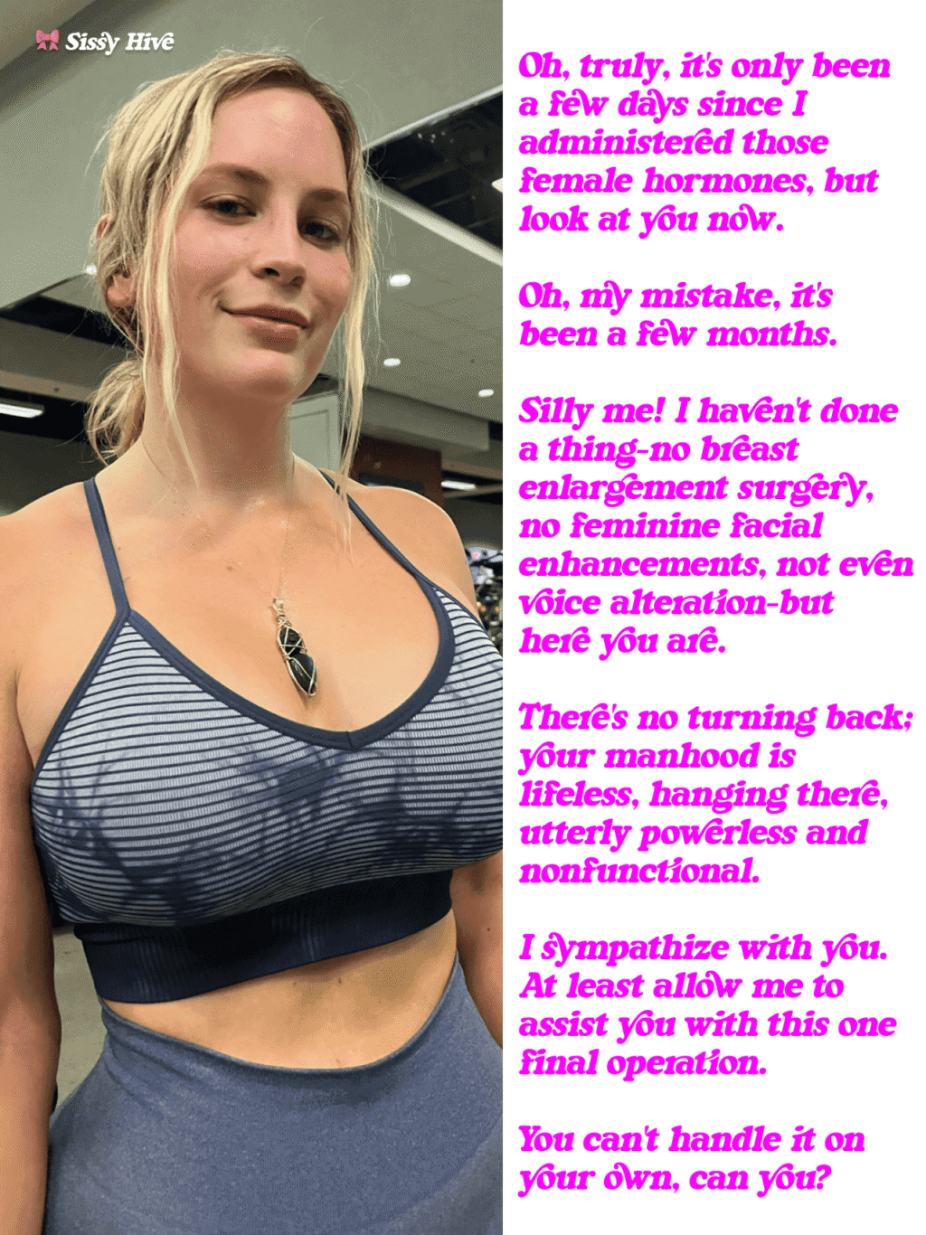 Sissy Hormones Captions 10