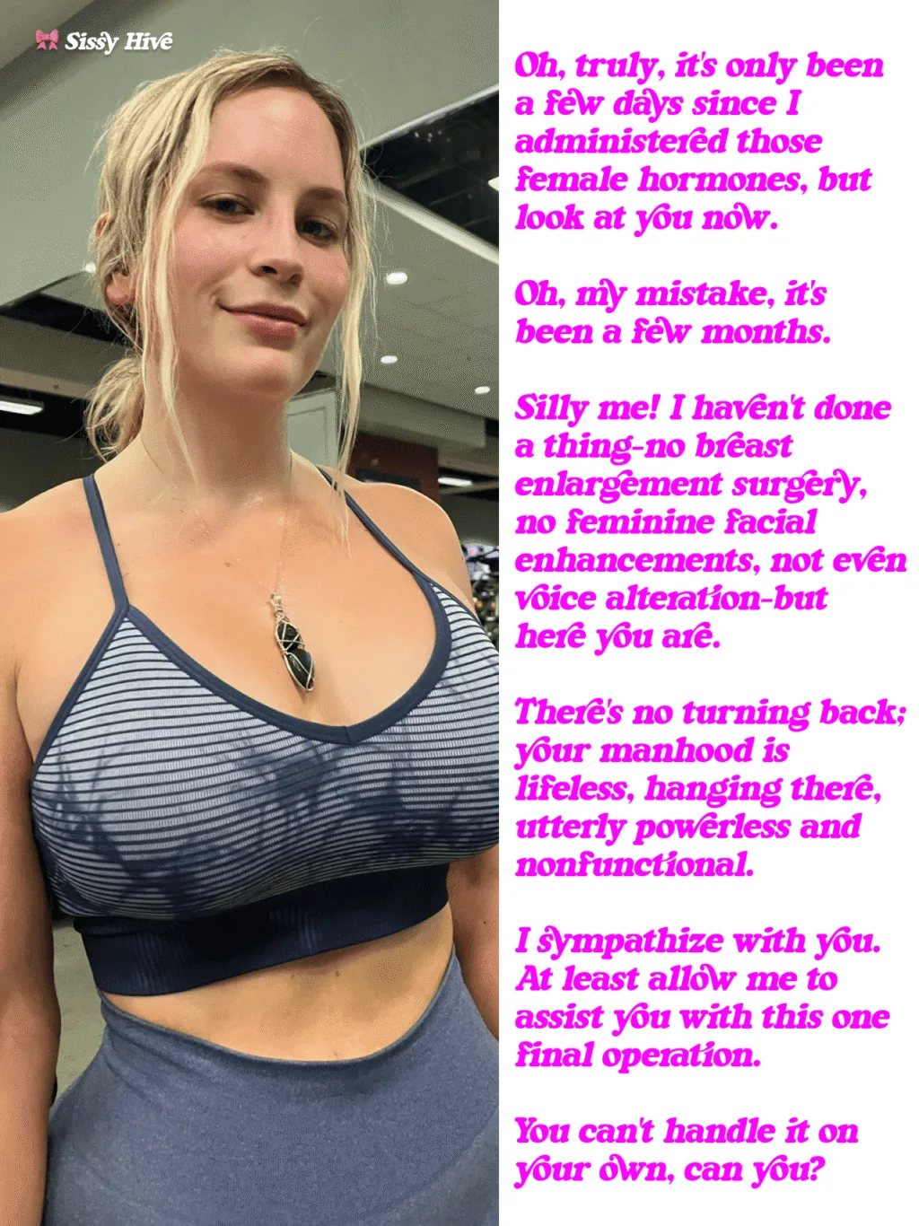 Sissy Hormones Captions 10