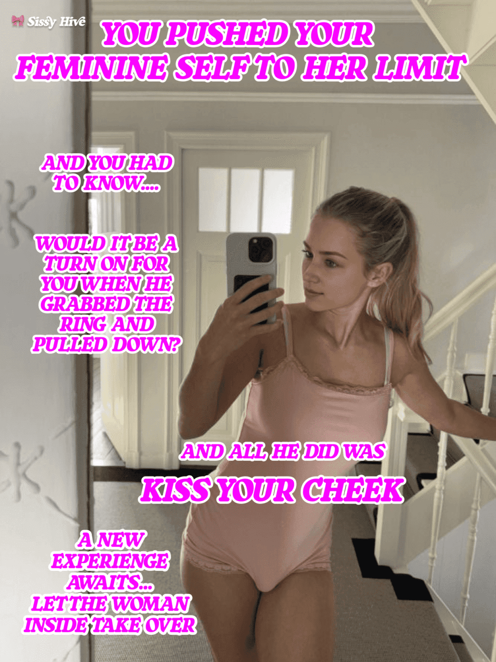 Sissy Kiss Captions 3