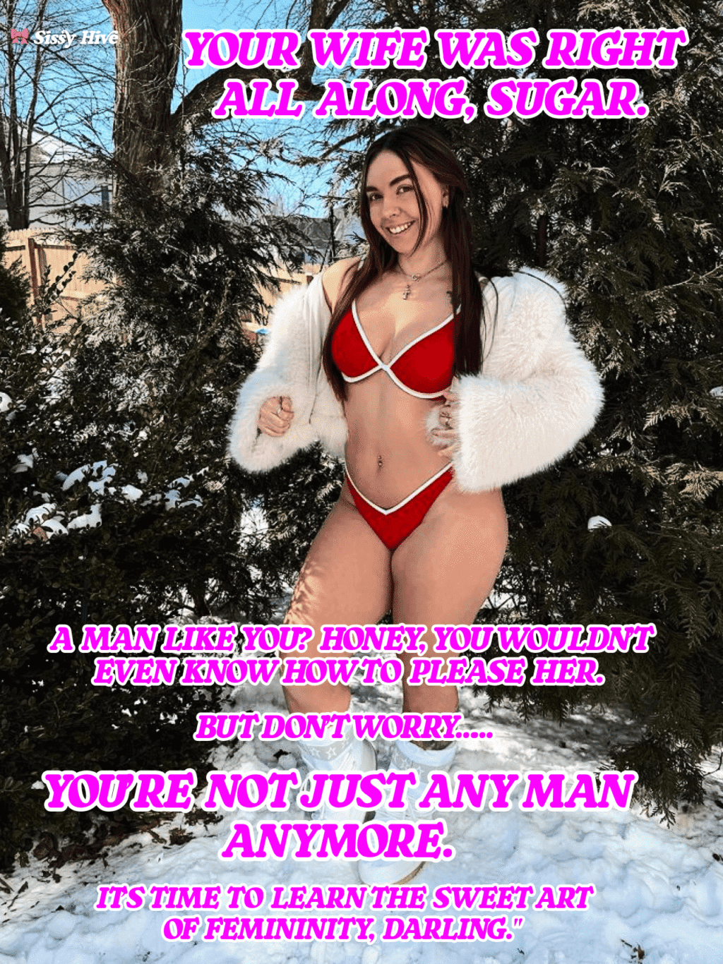 Sissy Kiss Captions 3