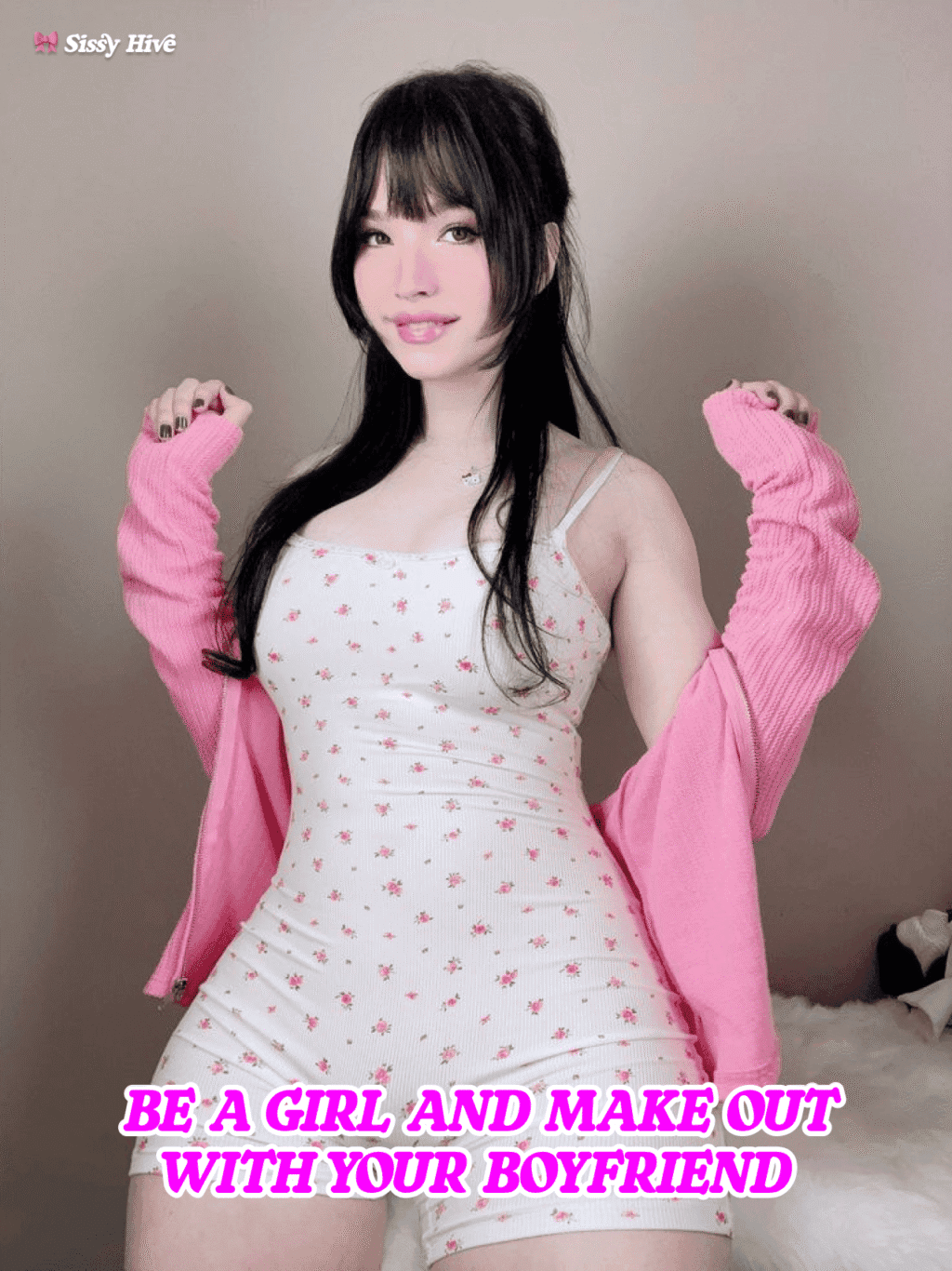 Sissy Kiss Captions 8