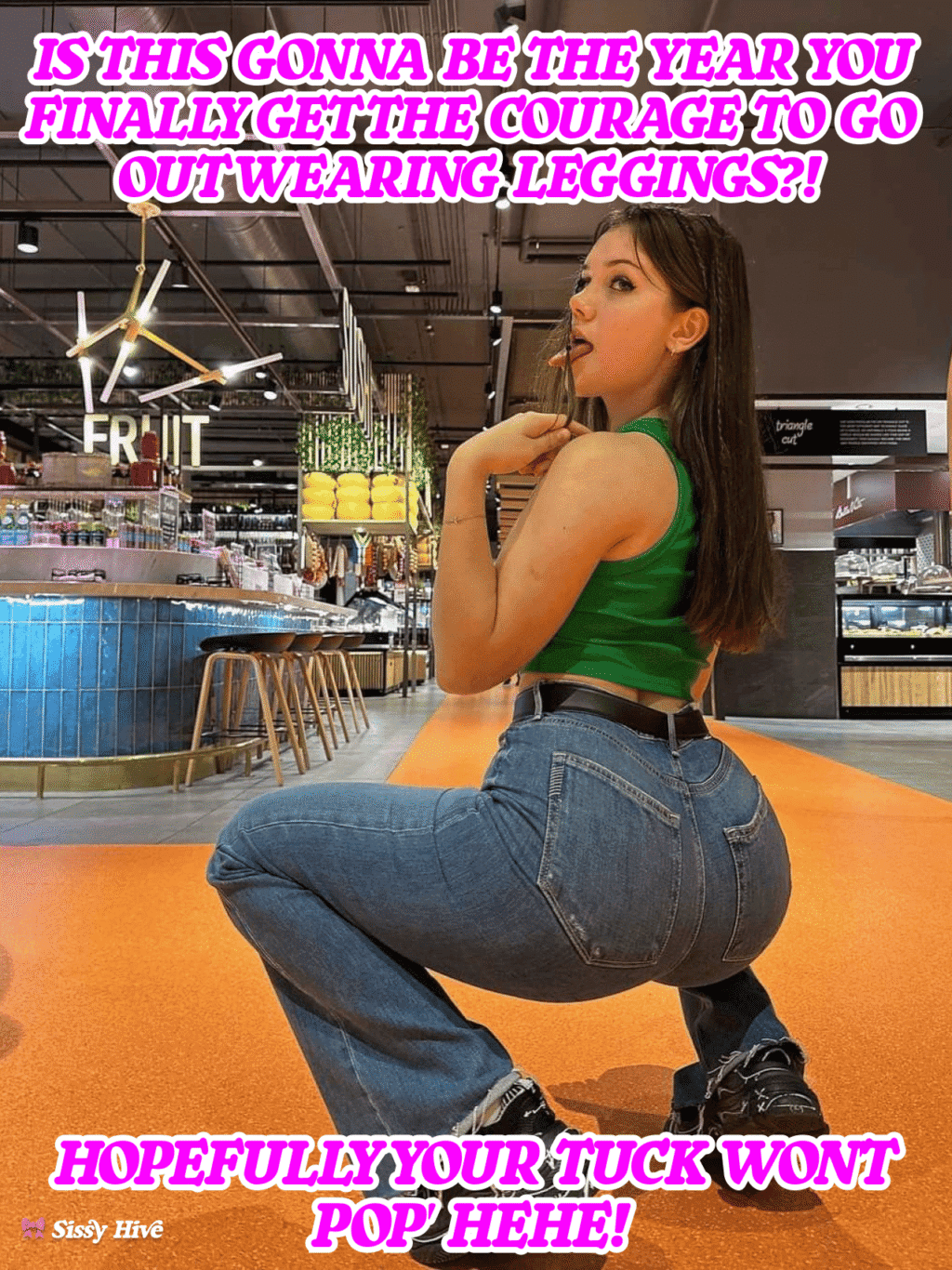 Sissy Leggings Captions 3