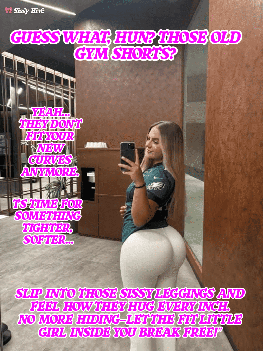 Sissy Leggings Captions 4