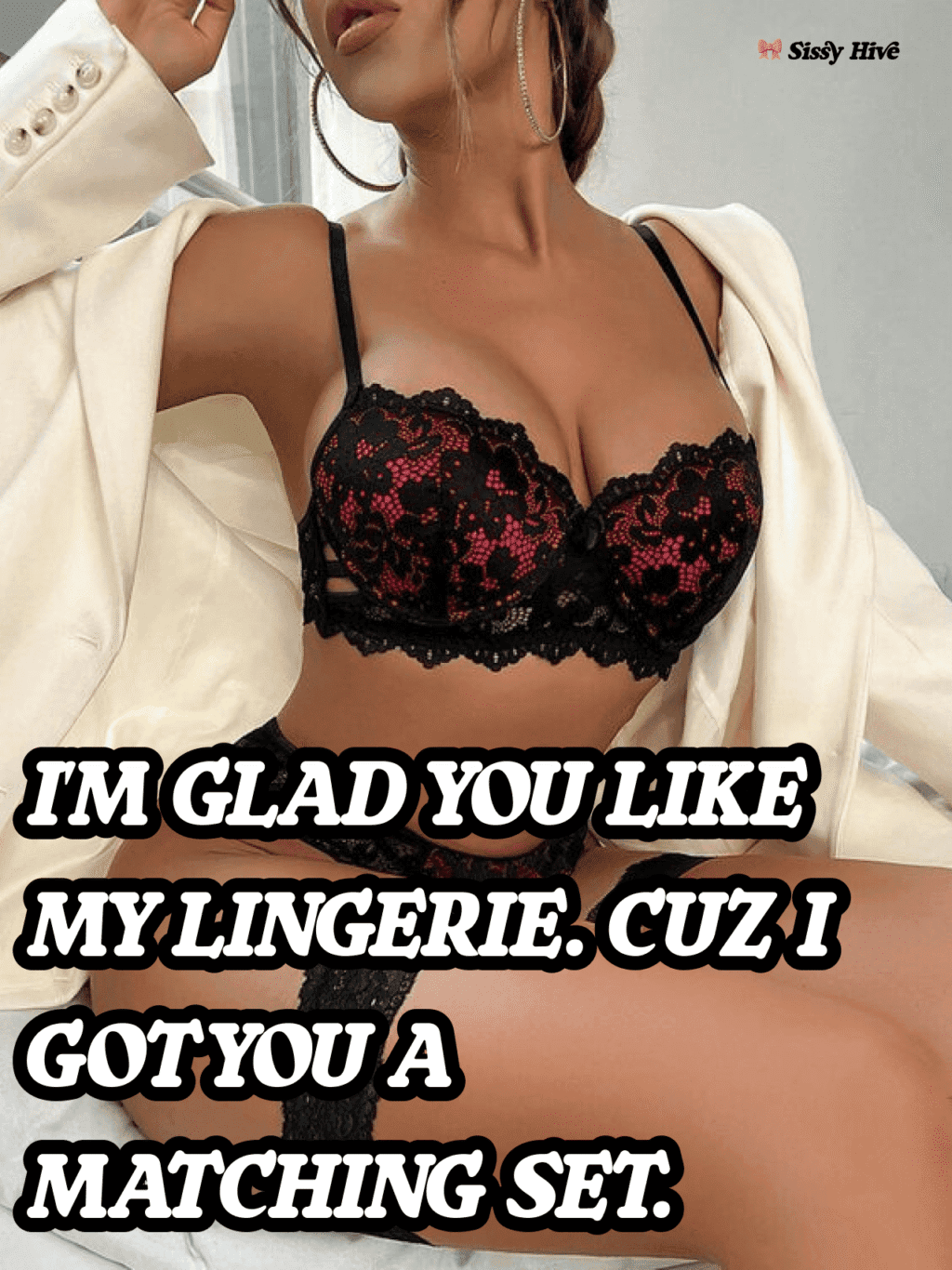 Sissy Lingerie Captions 11