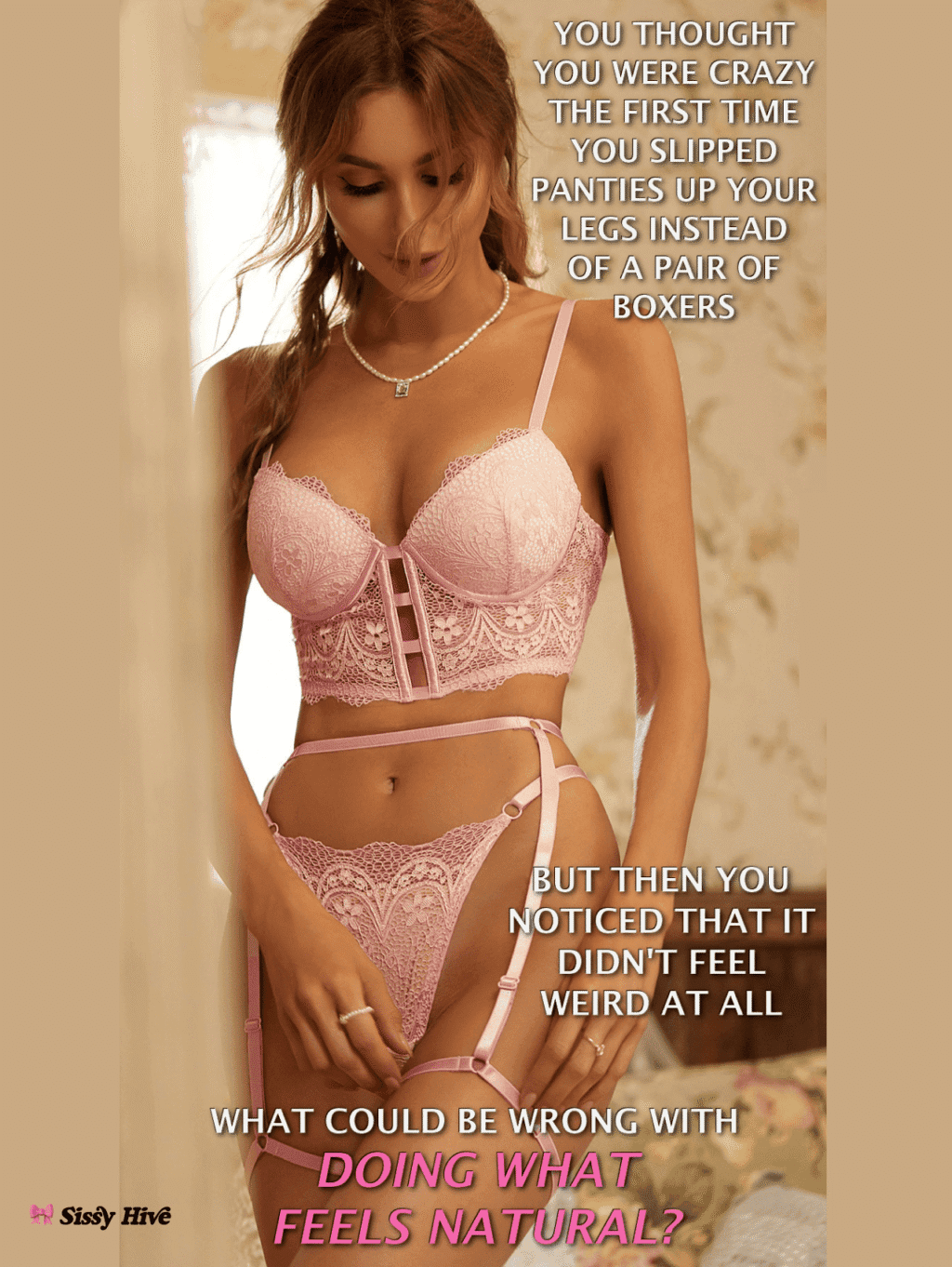 Sissy Lingerie Captions 17