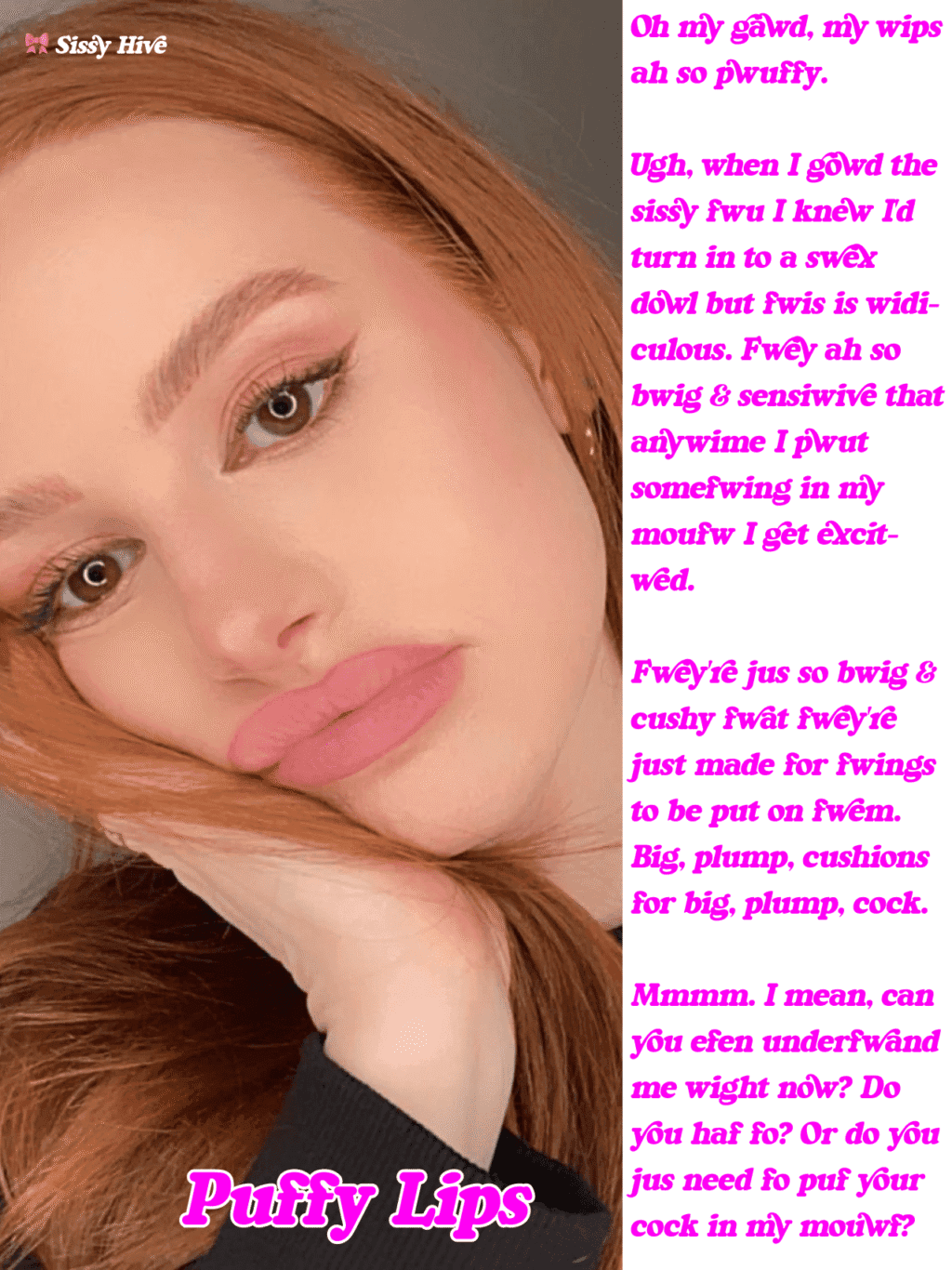 Sissy Lipstick Caption 19