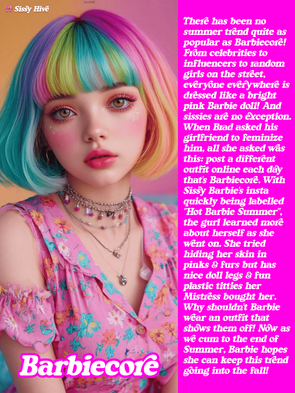 Sissy Makeover Captions 3