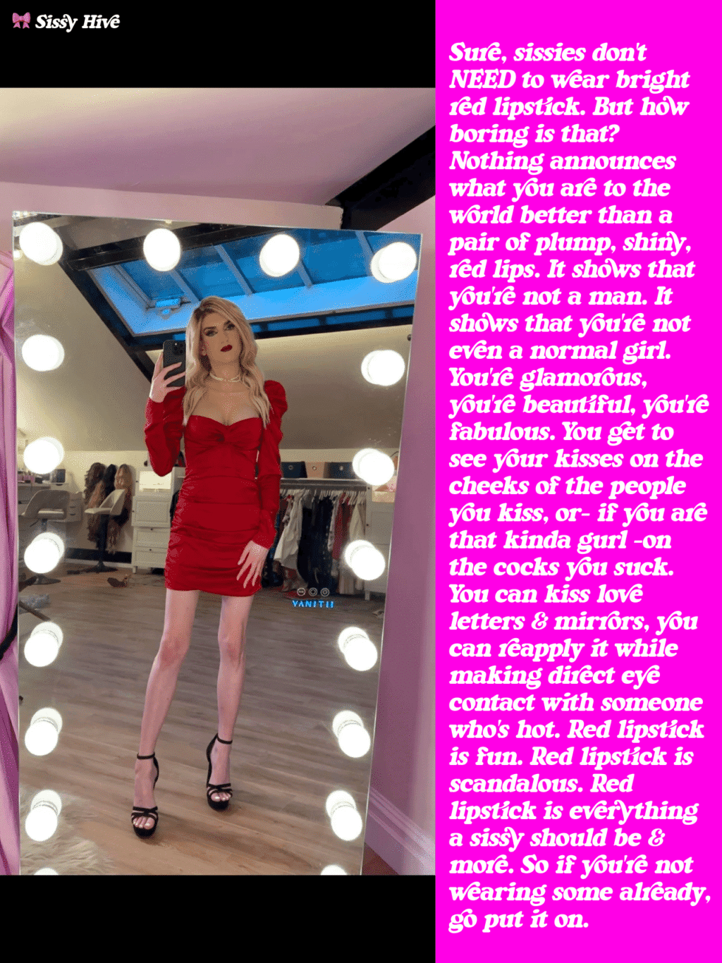 Sissy Makeover Captions 5