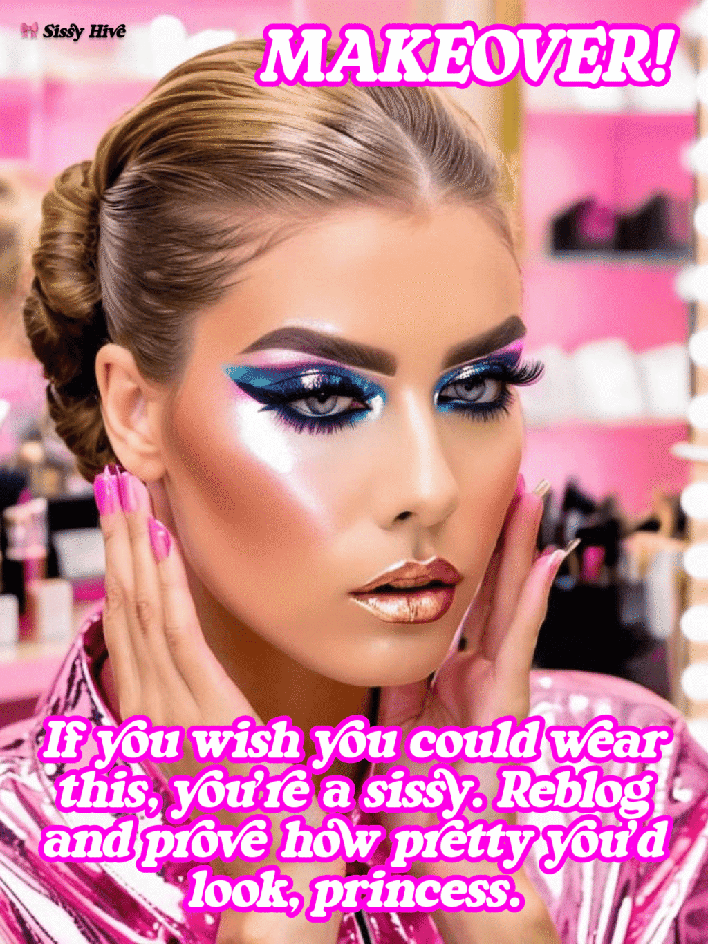 Sissy Makeover Captions 8