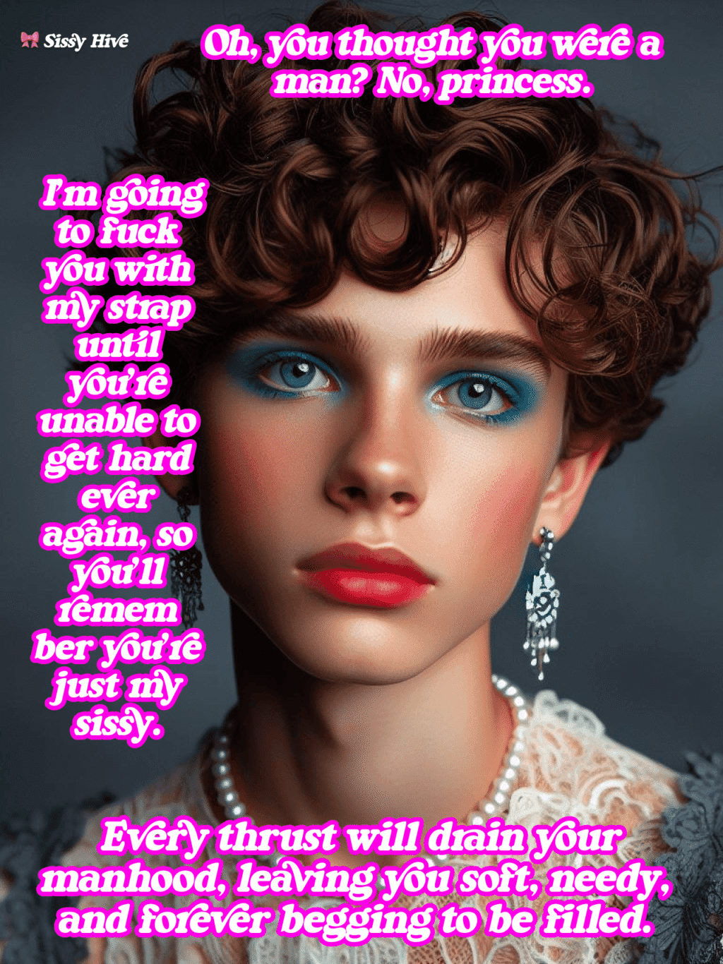 Sissy Pegging Captions 10