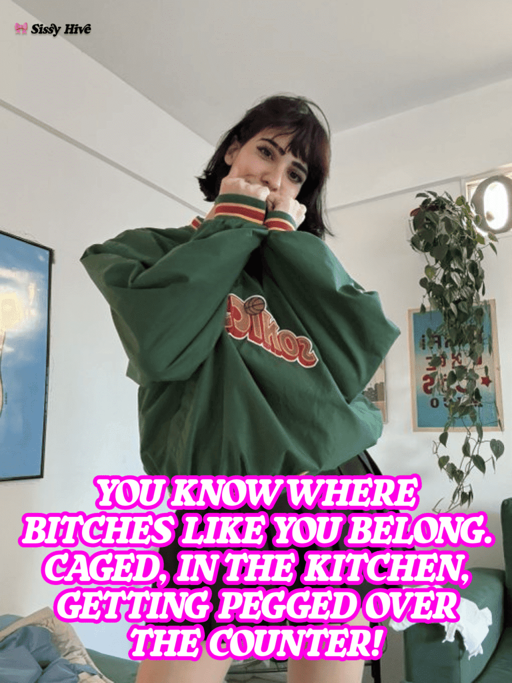 Sissy Pegging Captions 5