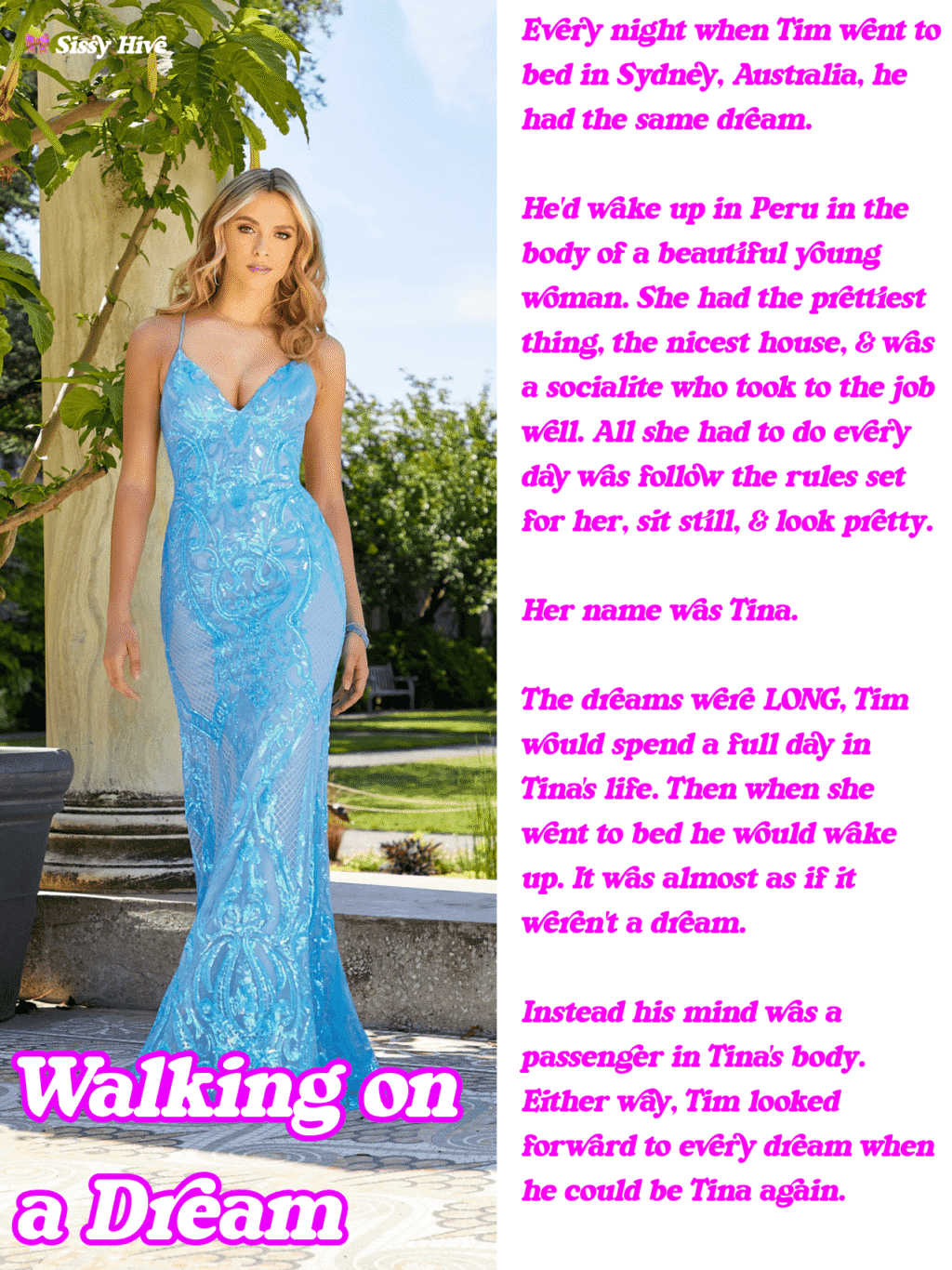 Sissy Prom Captions 4