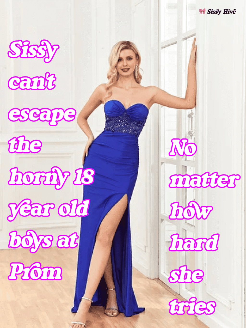 Sissy Prom Captions 7