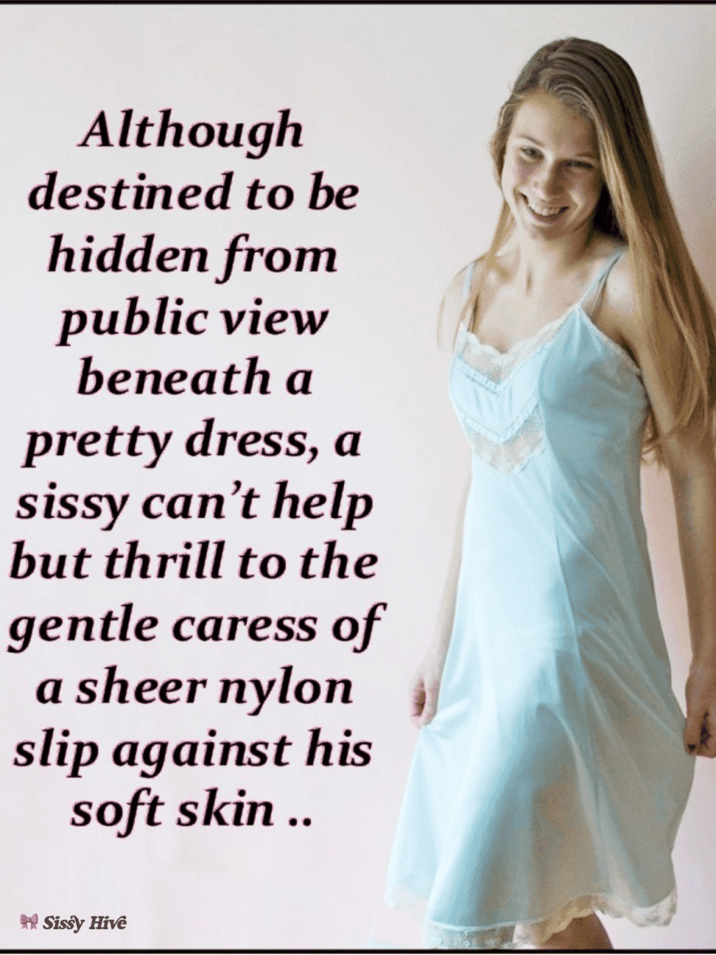 Sissy Public Caption 1