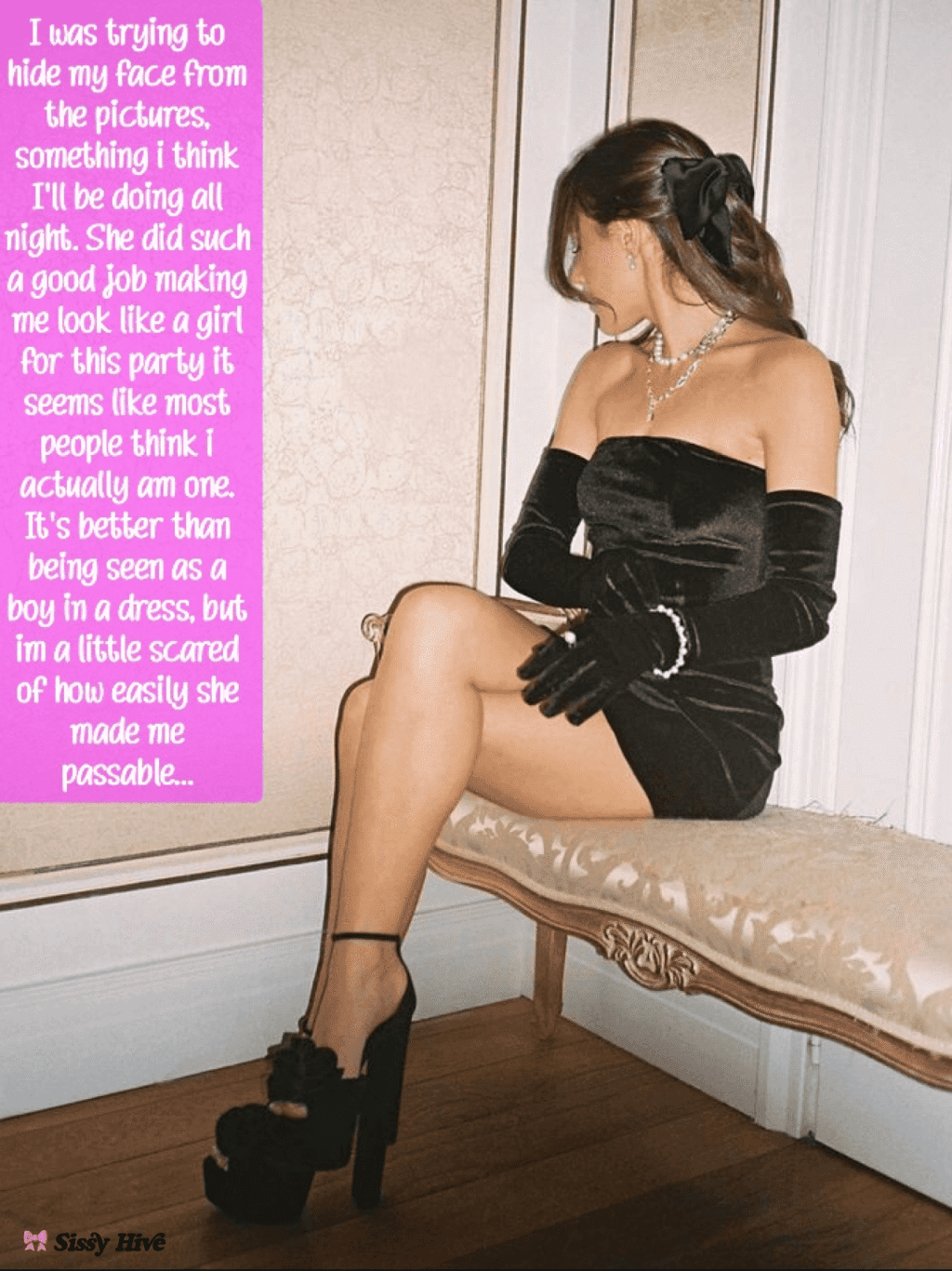 Sissy Public Caption 10
