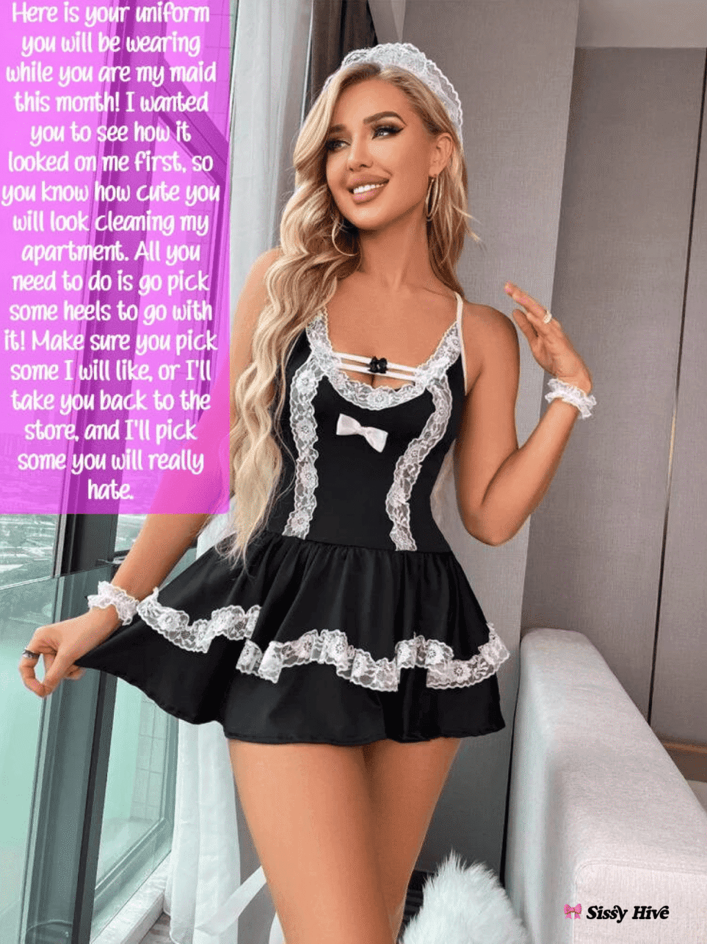 Sissy Public Caption 9