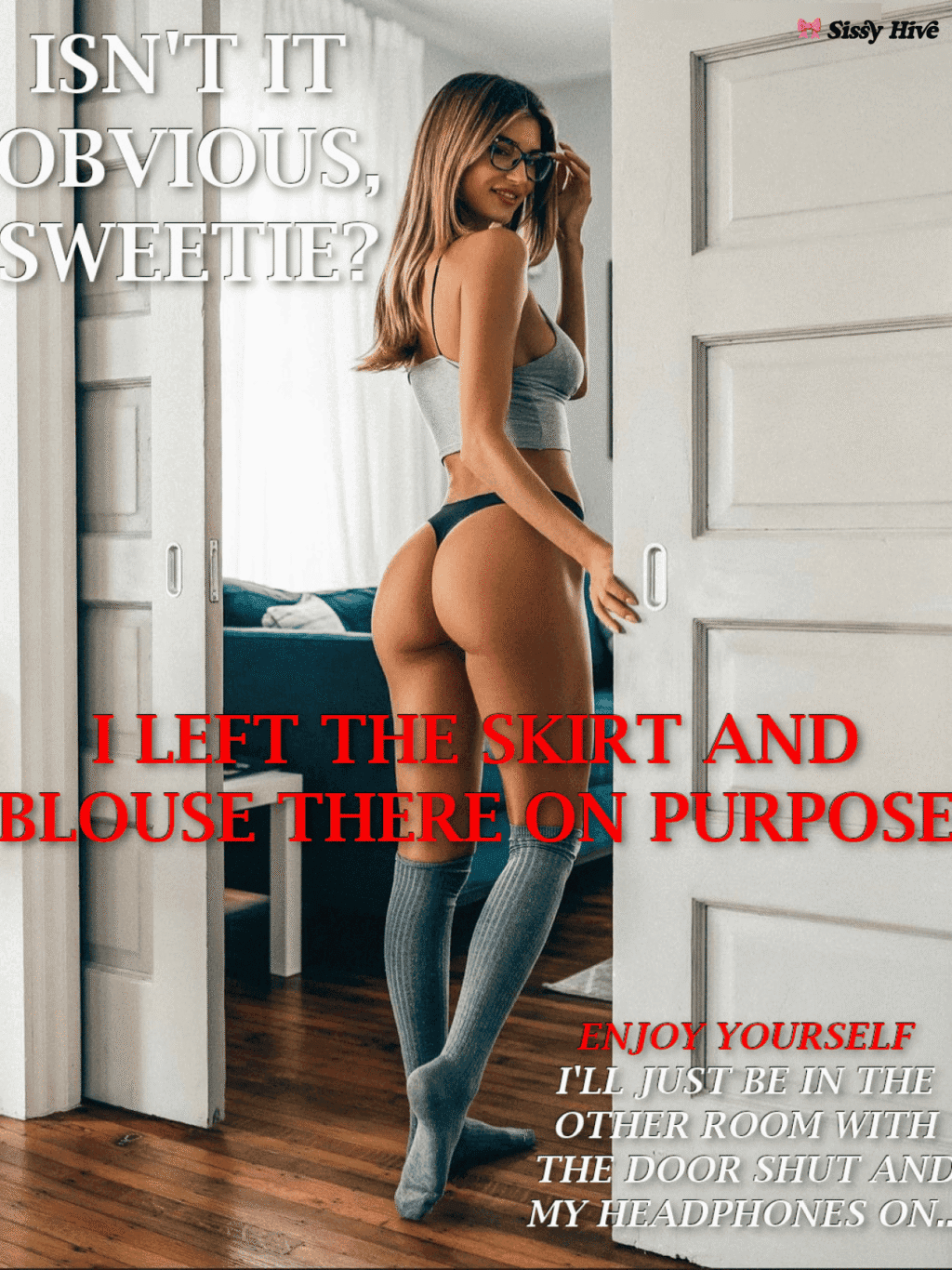 Sissy Schoolgirl Captions 10