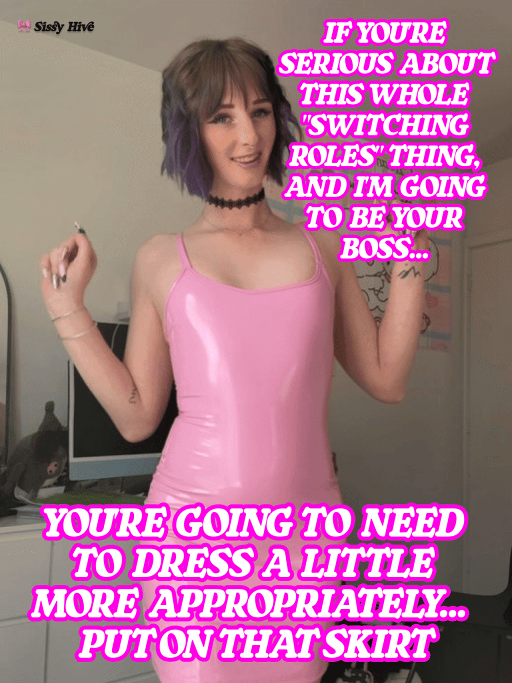 Sissy Secretary Captions 2