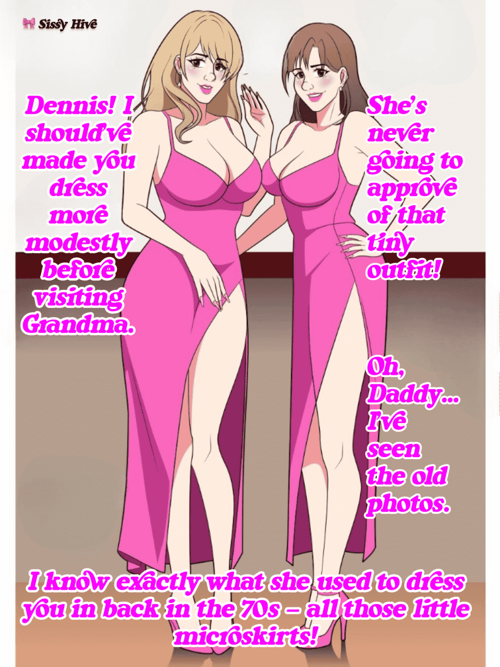Sissy Son Captions 5