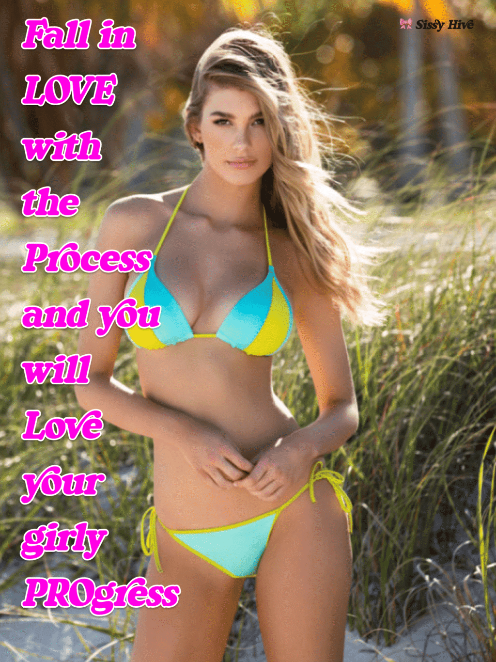 Sissy Swimsuit Caption 12