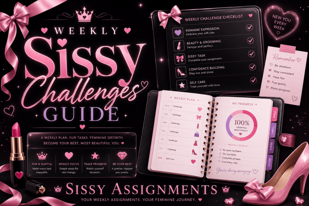 Weekly Sissy Challenges Guide - Sissy Assignments