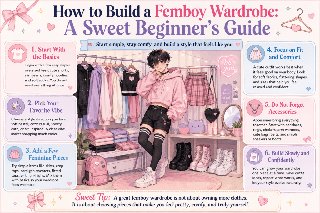 How to Build a Femboy Wardrobe: A Sweet Beginner’s Guide