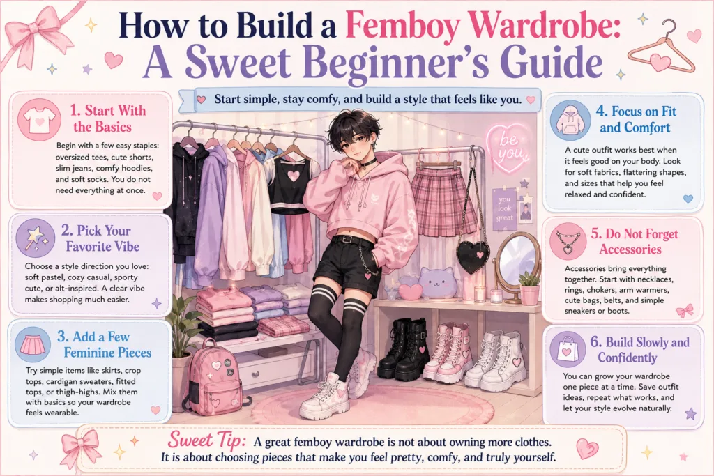 How to Build a Femboy Wardrobe: A Sweet Beginner’s Guide