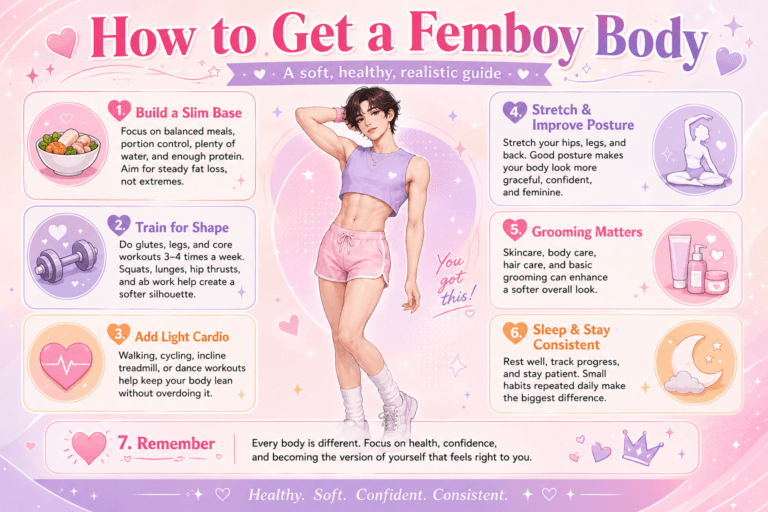 How to Get a Femboy Body Step by Step